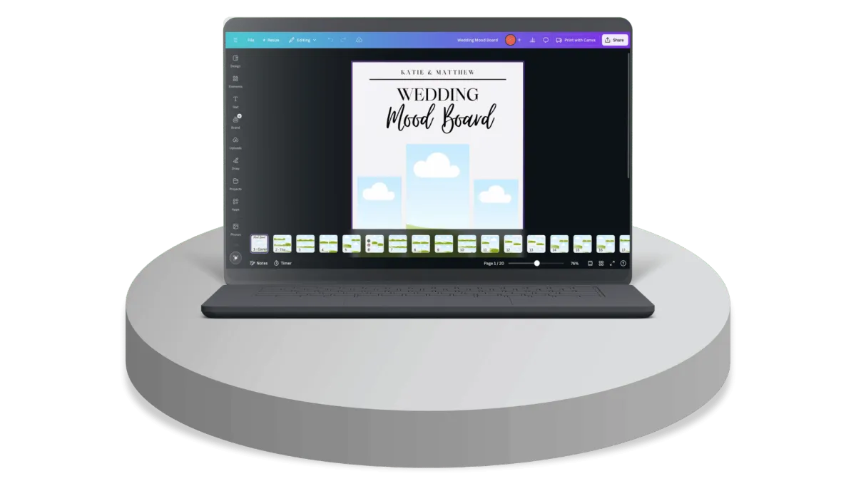 The Canva Mood Board Template